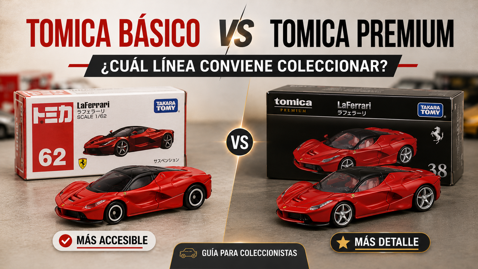 Tomica Premium vs Tomica Básico: ¿cuál línea conviene coleccionar?