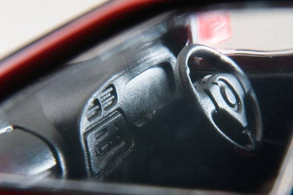 LV-N186d Mitsubishi Lancer GSR Evolution IV (Red) Tomytec Auto a Escala Diecast - Imagen 8