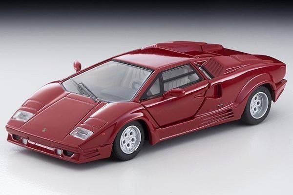 LV-N Lamborghini Countach 25th Anniversary (Red) Tomytec Auto a Escala Diecast - Imagen 2