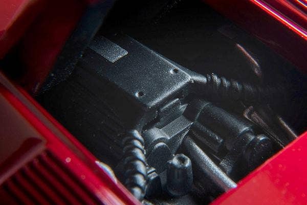 LV-N Lamborghini Countach 25th Anniversary (Red) Tomytec Auto a Escala Diecast - Imagen 7