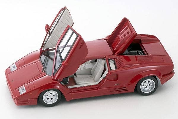LV-N Lamborghini Countach 25th Anniversary (Red) Tomytec Auto a Escala Diecast - Imagen 8