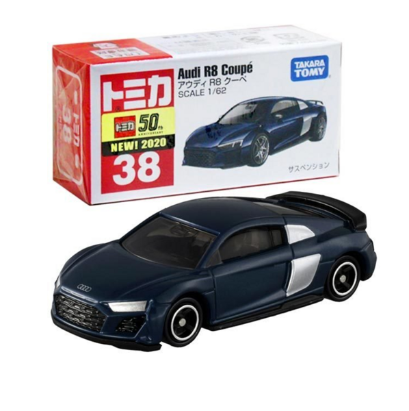 038 Audi R8 Coupe Takara Tomy Auto a Escala Diecast