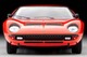 LV Lamborghini Miura P400 (Vermilion) Tomytec Auto a Escala Diecast miniatura 4