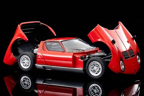 LV Lamborghini Miura P400 (Vermilion) Tomytec Auto a Escala Diecast - Imagen 6