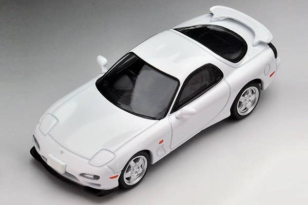 N177b Infinite RX-7 RZ White Tomytec Auto a Escala Diecast - Imagen 3