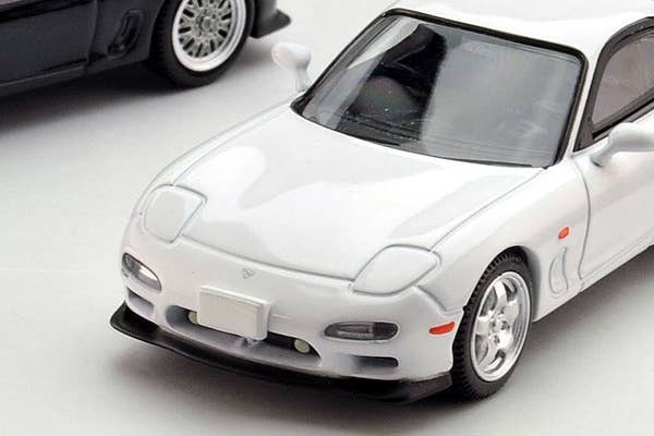 N177b Infinite RX-7 RZ White Tomytec Auto a Escala Diecast - Imagen 6