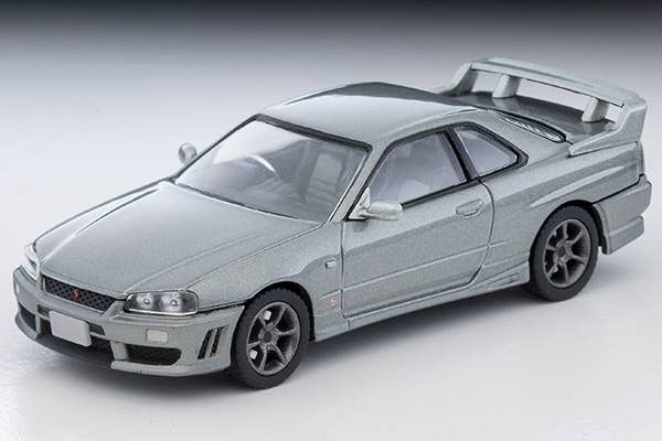 LV-N353a Nissan Skyline 2-Door Sports Coupe 25GT TURBO with Optional Parts (Silver) 2000 Tomytec Auto a Escala Diecast - Imagen 3
