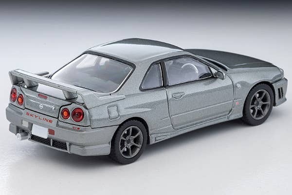 LV-N353a Nissan Skyline 2-Door Sports Coupe 25GT TURBO with Optional Parts (Silver) 2000 Tomytec Auto a Escala Diecast - Imagen 4