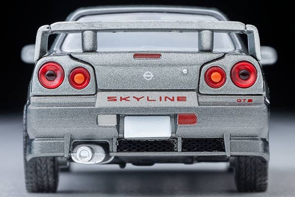 LV-N353a Nissan Skyline 2-Door Sports Coupe 25GT TURBO with Optional Parts (Silver) 2000 Tomytec Auto a Escala Diecast - Imagen 6
