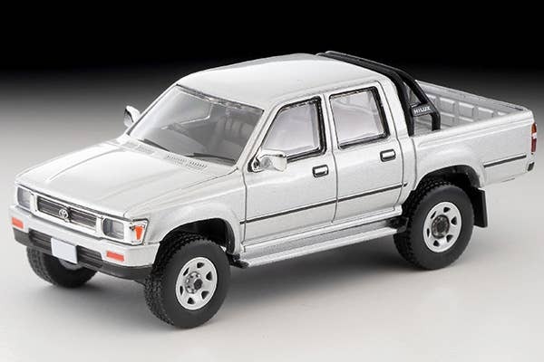 LV-N256c Toyota Hilux 4WD Pickup Double Cab SSR (Silver) 1991 Tomytec Auto a Escala Diecast - Imagen 2