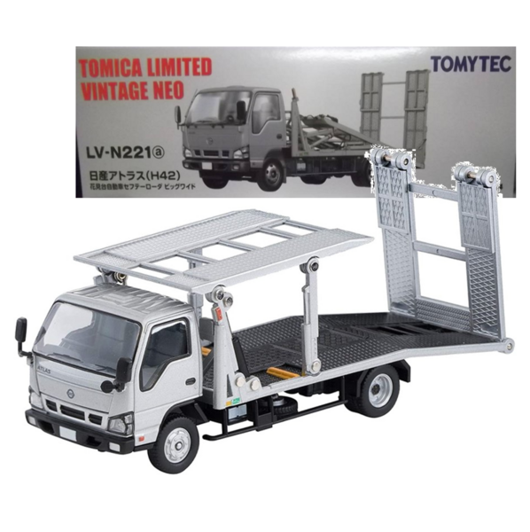 LV-N221A Nissan Atlas Hanamidai Auto Big Wide (Silver) Tomytec Auto a Escala Diecast