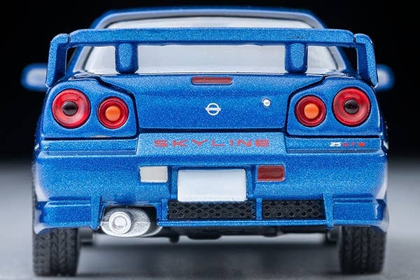 LV-N353b Nissan Skyline 2-Door Sports Coupe 25GT TURBO with Optional Parts (Blue) 200 Tomytec Auto a Escala Diecast - Imagen 5
