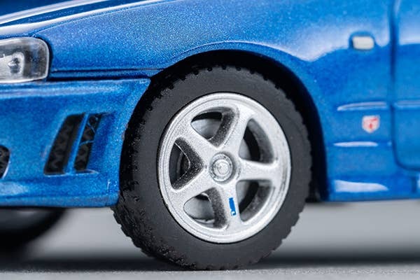 LV-N353b Nissan Skyline 2-Door Sports Coupe 25GT TURBO with Optional Parts (Blue) 200 Tomytec Auto a Escala Diecast - Imagen 6