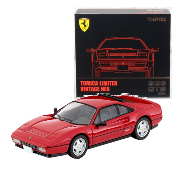 LV-N Ferrari 328 GTB (Red) Takara Tomy Auto a Escala Diecast