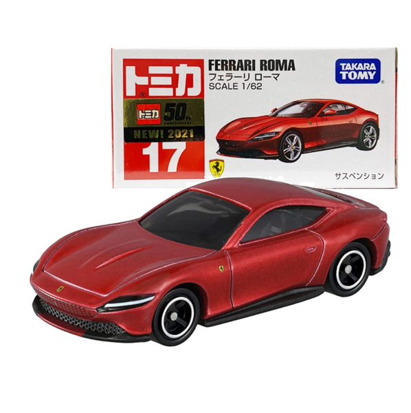 017 Ferrari Roma Takara Tomy Auto a Escala Diecast