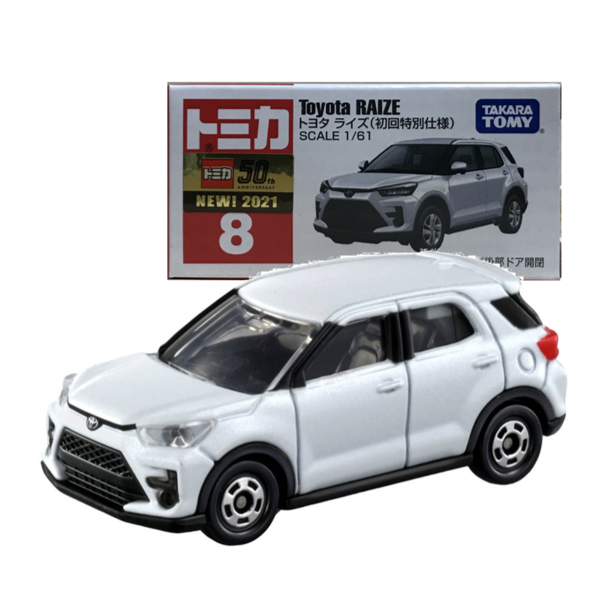 008 Toyota Raize First Release Takara Tomy Auto a Escala Diecast