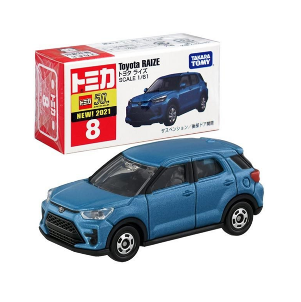 008 Toyota Raize Takara Tomy Auto a Escala Diecast