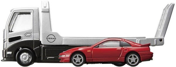 Transporter Nissan Fairlady Z 300ZX Twin Turbo Takara Tomy Auto a Escala Diecast - Imagen 3
