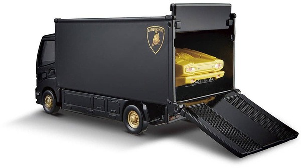 Transporter Lamborghini Countach 25th ANNIVERSARY Takara Tomy Auto a Escala Diecast - Imagen 3