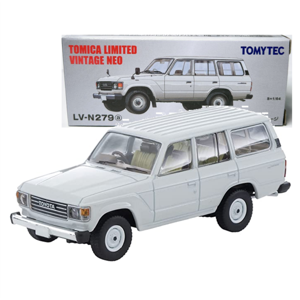 LV-N279A Toyota Land Cruiser 60 G Package (White) Tomytec Auto a Escala Diecast