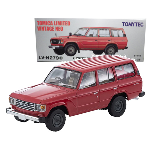 LV-N279B Toyota Land Cruiser 60 Standard Upgrade Van (Red) Tomytec Auto a Escala Diecast