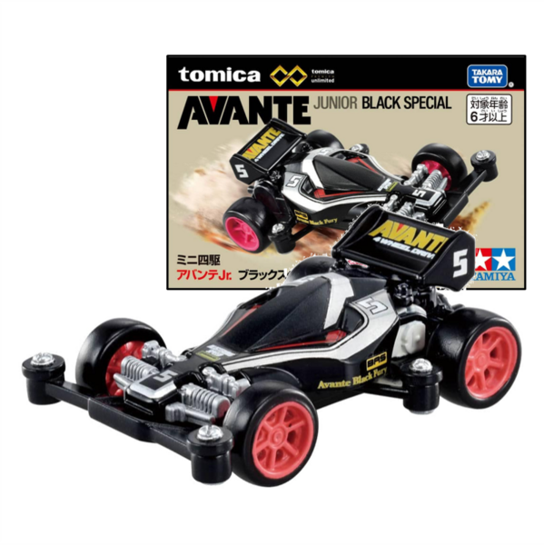 Mini 4WD Avante Jr. Black Special Takara Tomy Coleccionable