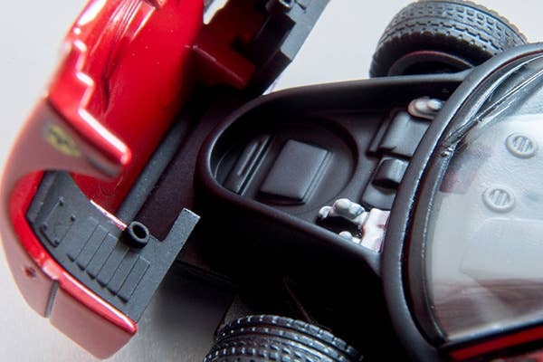 LV-N Ferrari F40 (1989) (Red)+ Tomytec Auto a Escala Diecast - Imagen 9