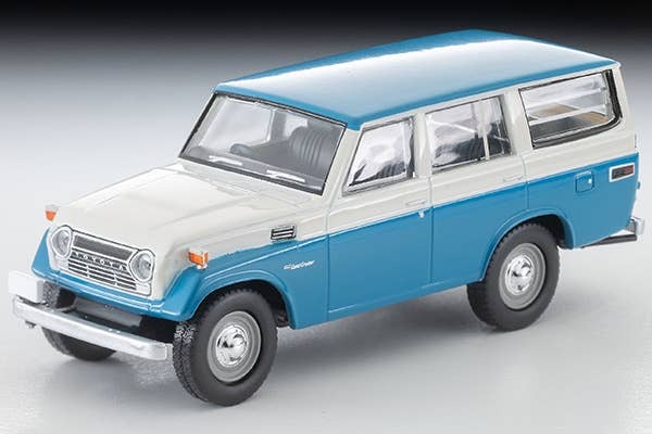 LV-104d Toyota Land Cruiser FJ56V Type (White/Blue) Tomytec Auto a Escala Diecast - Imagen 2