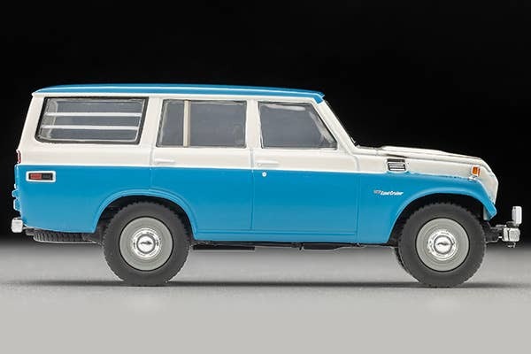 LV-104d Toyota Land Cruiser FJ56V Type (White/Blue) Tomytec Auto a Escala Diecast - Imagen 5