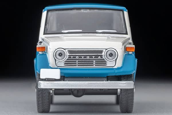 LV-104d Toyota Land Cruiser FJ56V Type (White/Blue) Tomytec Auto a Escala Diecast - Imagen 6