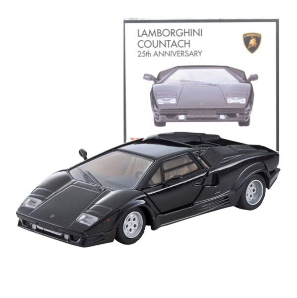 LV-N Lamborghini Countach 25th Anniversary (Black) Tomytec Auto a Escala Diecast