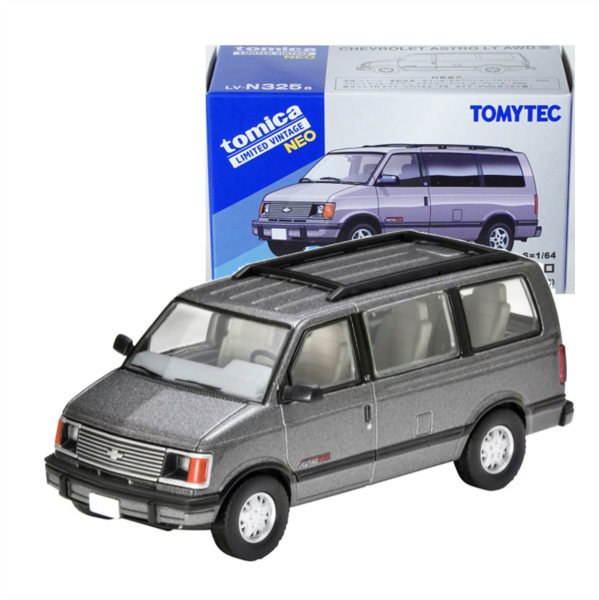LV-N325a Chevrolet Astro LT AWD (Gray) 1994 Tomytec Auto a Escala Diecast