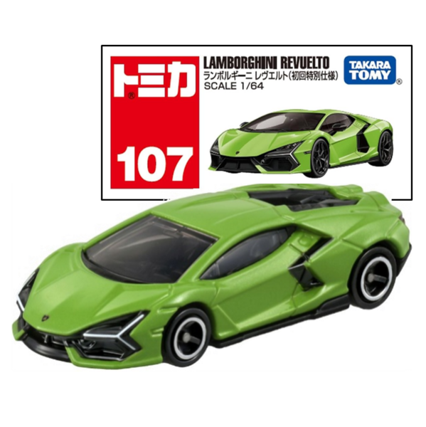 107 Lamborghini Revuelto (First Special Edition) Takara Tomy Auto a Escala Diecast