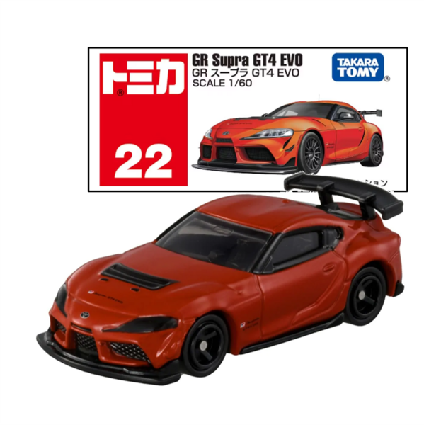 022 GR Supra GT4 EVO Takara Tomy Auto a Escala Diecast