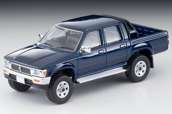 LV-N255a Toyota Hilux 4WD Pickup Double Cab SSR (Navy Blue) 1995 Tomytec Auto a Escala Diecast - Imagen 2