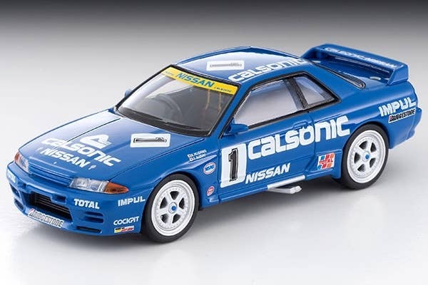 LV-N234a NISSAN CALSONIC SKYLINE GT-R 1991 #1 Tomytec Auto a Escala Diecast - Imagen 2