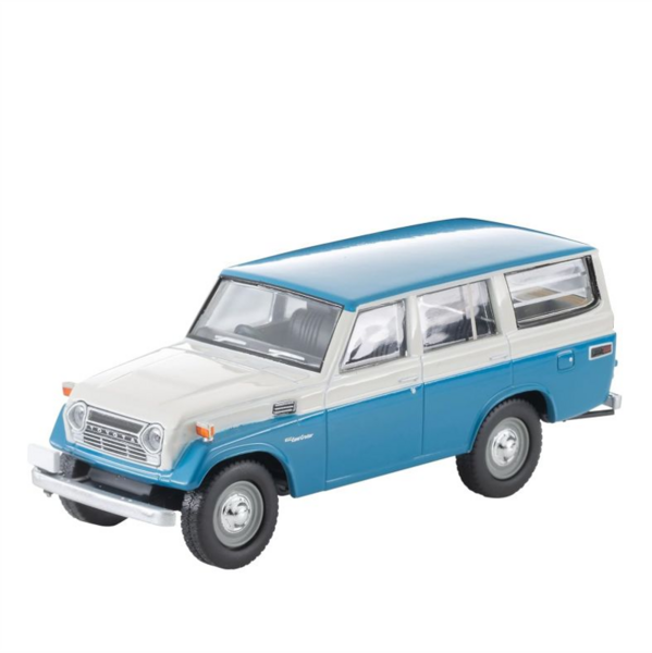 LV-104d Toyota Land Cruiser FJ56V Type (White/Blue) Tomytec Auto a Escala Diecast