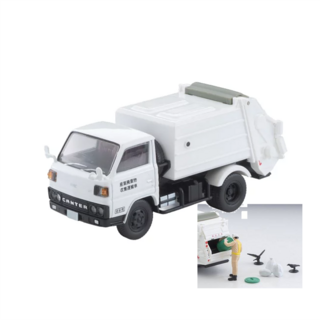 LV-N343b Mitsubishi Fuso Canter Cleaning Truck (White) with Figure