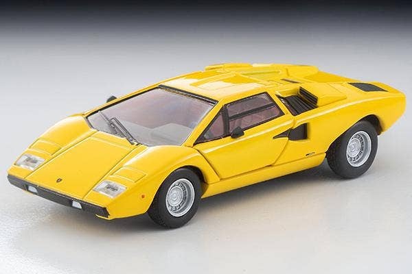 LV-N Lamborghini Countach LP400 (Yellow) Tomytec Auto a Escala Diecast - Imagen 2