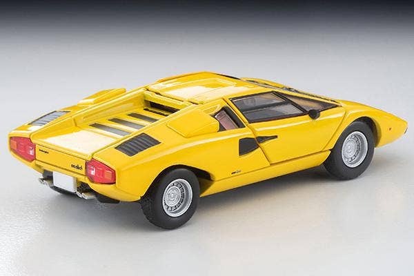 LV-N Lamborghini Countach LP400 (Yellow) Tomytec Auto a Escala Diecast - Imagen 3
