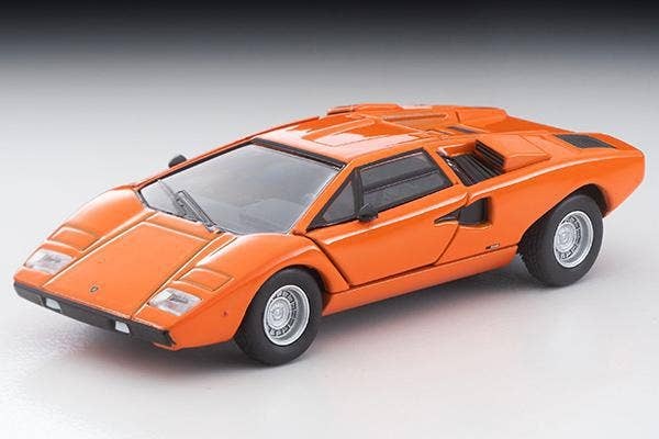 LV-N Lamborghini Countach LP400 (Orange) Tomytec Auto a Escala Diecast - Imagen 2