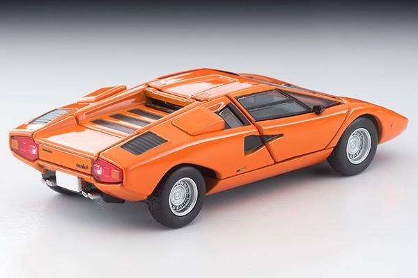LV-N Lamborghini Countach LP400 (Orange) Tomytec Auto a Escala Diecast - Imagen 3