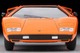 LV-N Lamborghini Countach LP400 (Orange) Tomytec Auto a Escala Diecast miniatura 6