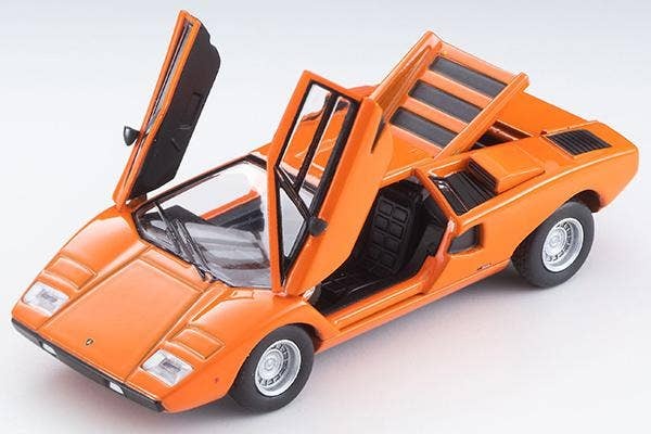 LV-N Lamborghini Countach LP400 (Orange) Tomytec Auto a Escala Diecast - Imagen 10