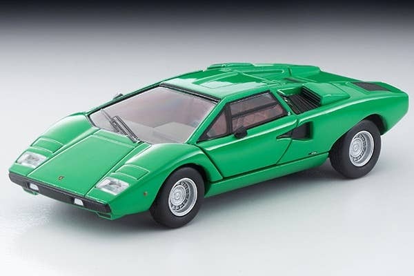 LV-N Lamborghini Countach LP400 (Green) Tomytec Auto a Escala Diecast - Imagen 2