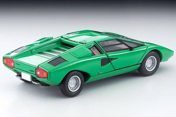 LV-N Lamborghini Countach LP400 (Green) Tomytec Auto a Escala Diecast - Imagen 3