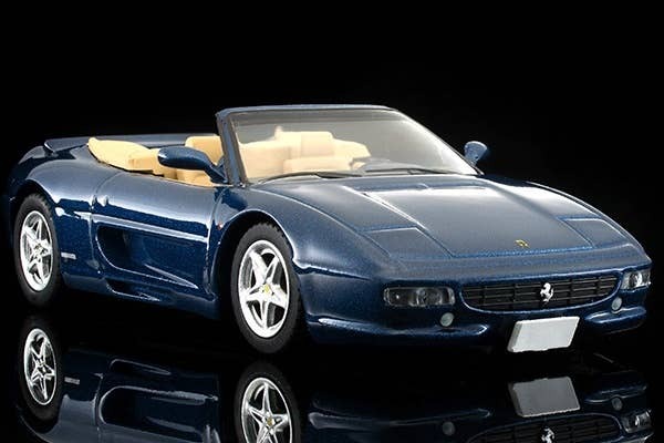 TLV-NEO Ferrari F355 Spider (Dark Blue) Tomytec Auto a Escala Diecast - Imagen 9