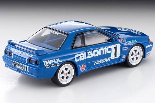 LV-N234a NISSAN CALSONIC SKYLINE GT-R 1991 #1 Tomytec Auto a Escala Diecast - Imagen 3