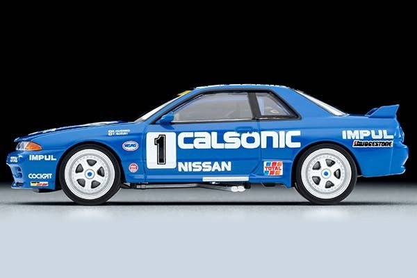 LV-N234a NISSAN CALSONIC SKYLINE GT-R 1991 #1 Tomytec Auto a Escala Diecast - Imagen 4