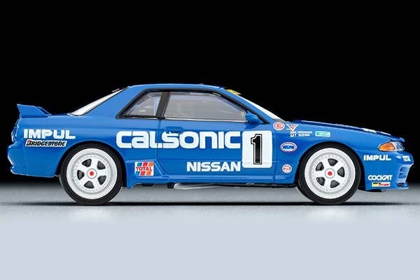 LV-N234a NISSAN CALSONIC SKYLINE GT-R 1991 #1 Tomytec Auto a Escala Diecast - Imagen 5